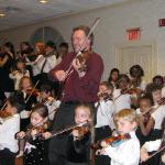 Mark O'Connor playing Method with children.
