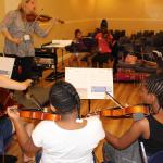 Orchestra elective at the O'Connor Method Camp NYC 2015. Photo by Richard Casamento.